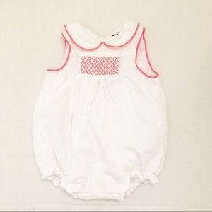 White Janie and Jack Romper 3-6 months